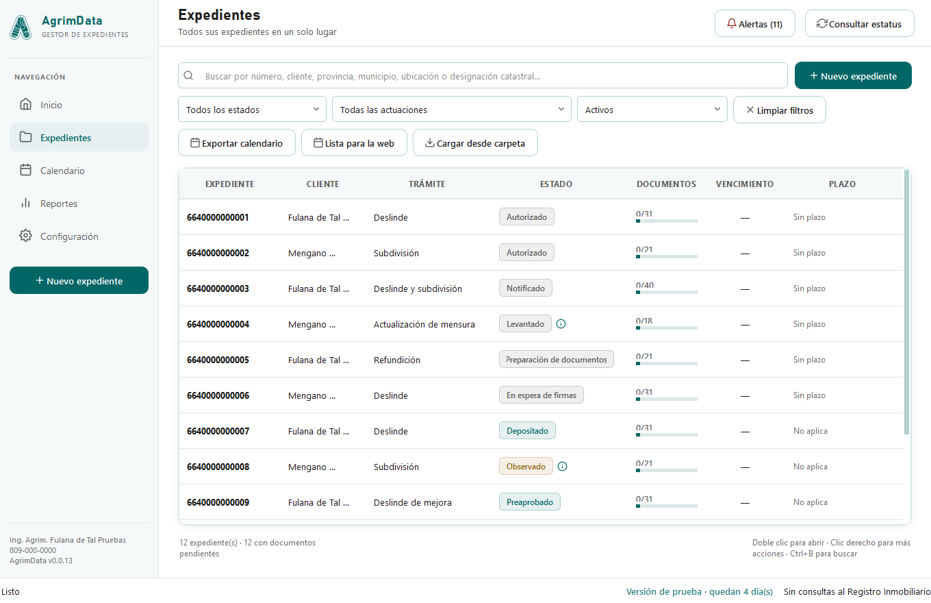 Gestor de Expedientes · Guía de uso