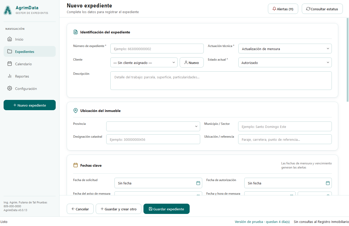 Gestor de Expedientes · Guía de uso