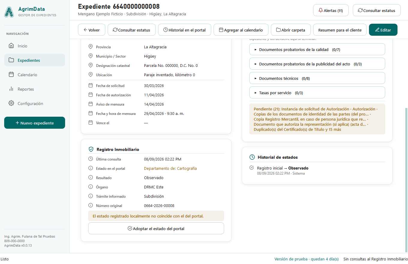 Gestor de Expedientes · Guía de uso