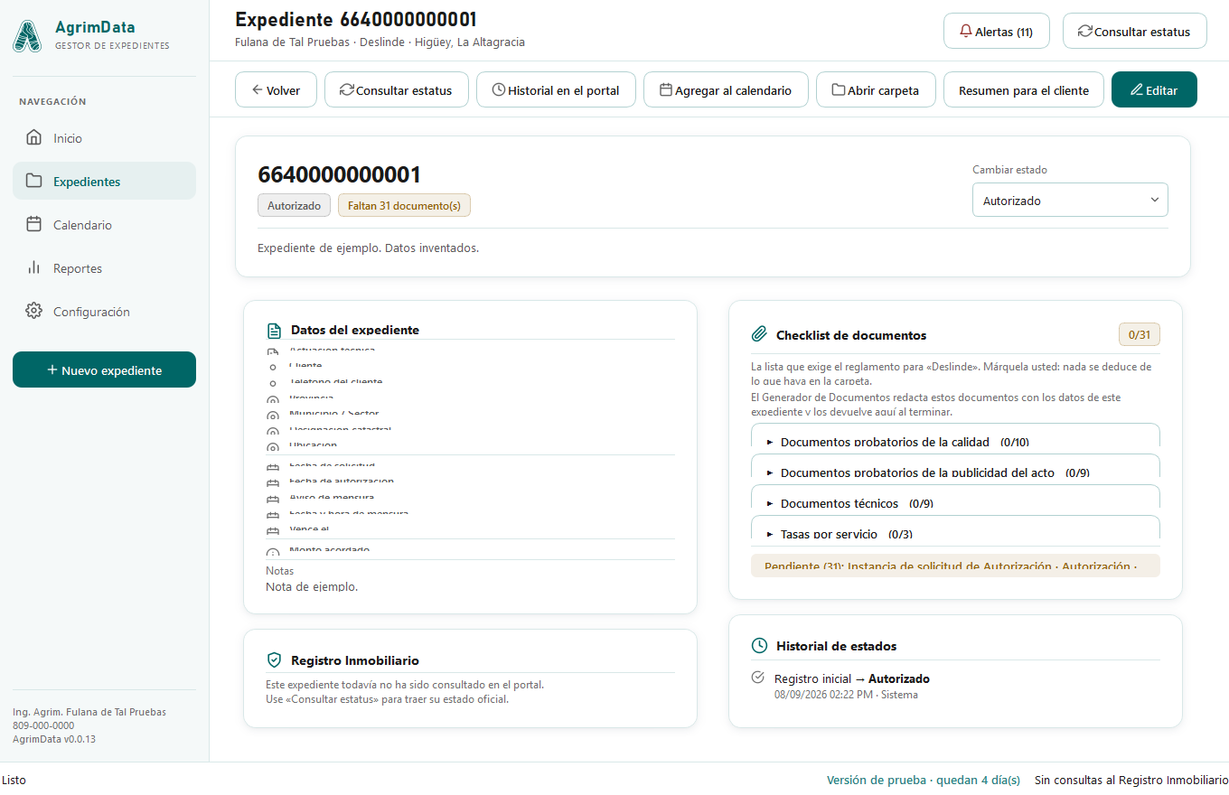 Gestor de Expedientes · Guía de uso