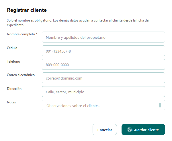 Gestor de Expedientes · Guía de uso
